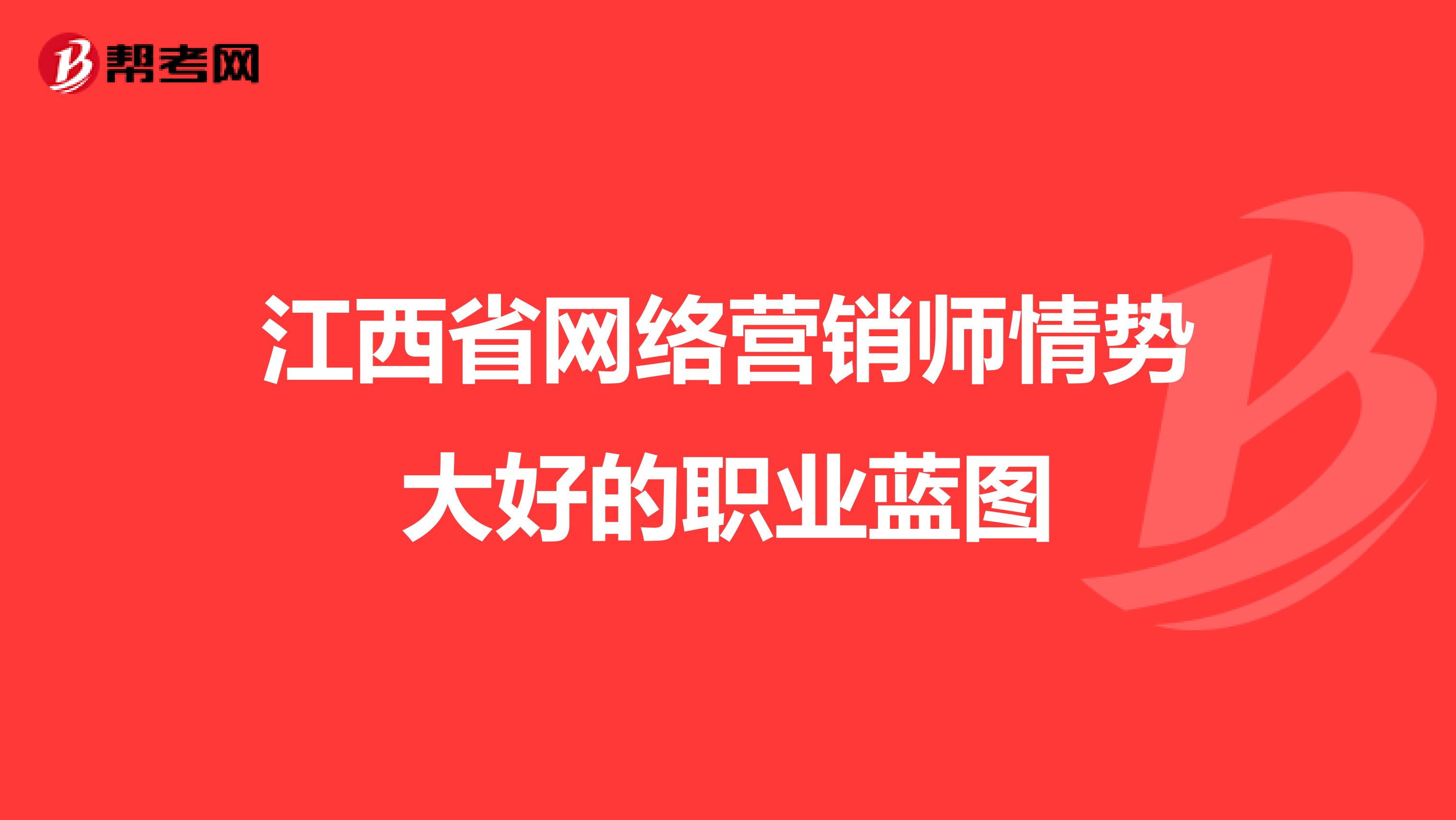 江西省网络营销师情势大好的职业蓝图