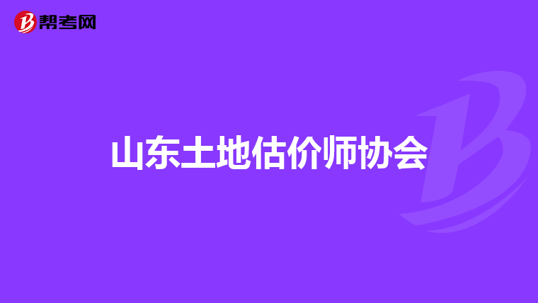 山东土地估价师协会