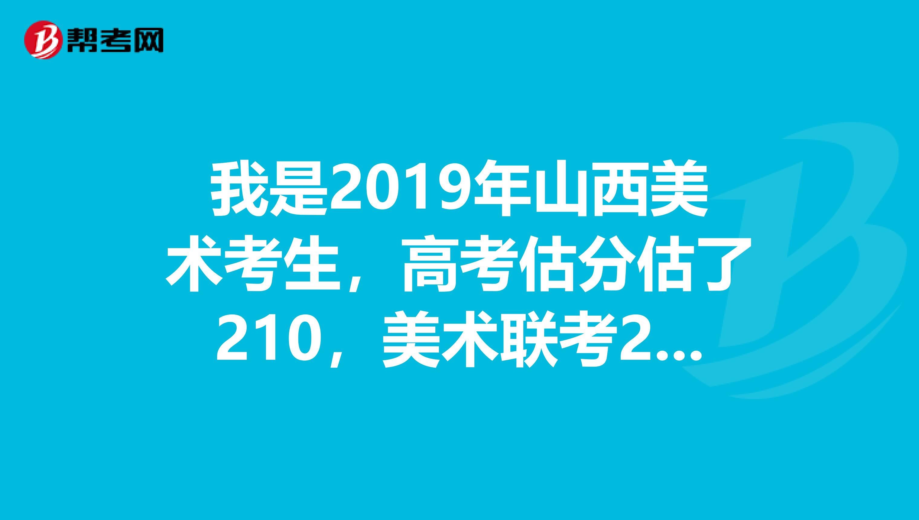 我是2019年山西美术考生，高考估分估了210，美术联考214，请问能上那些二本c