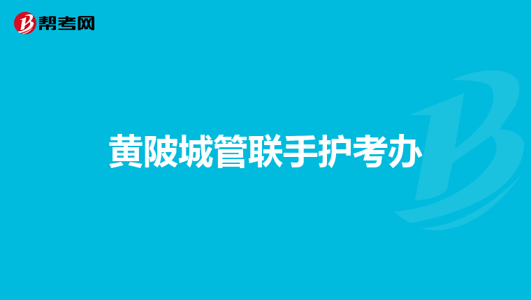 黄陂城管联手护考办