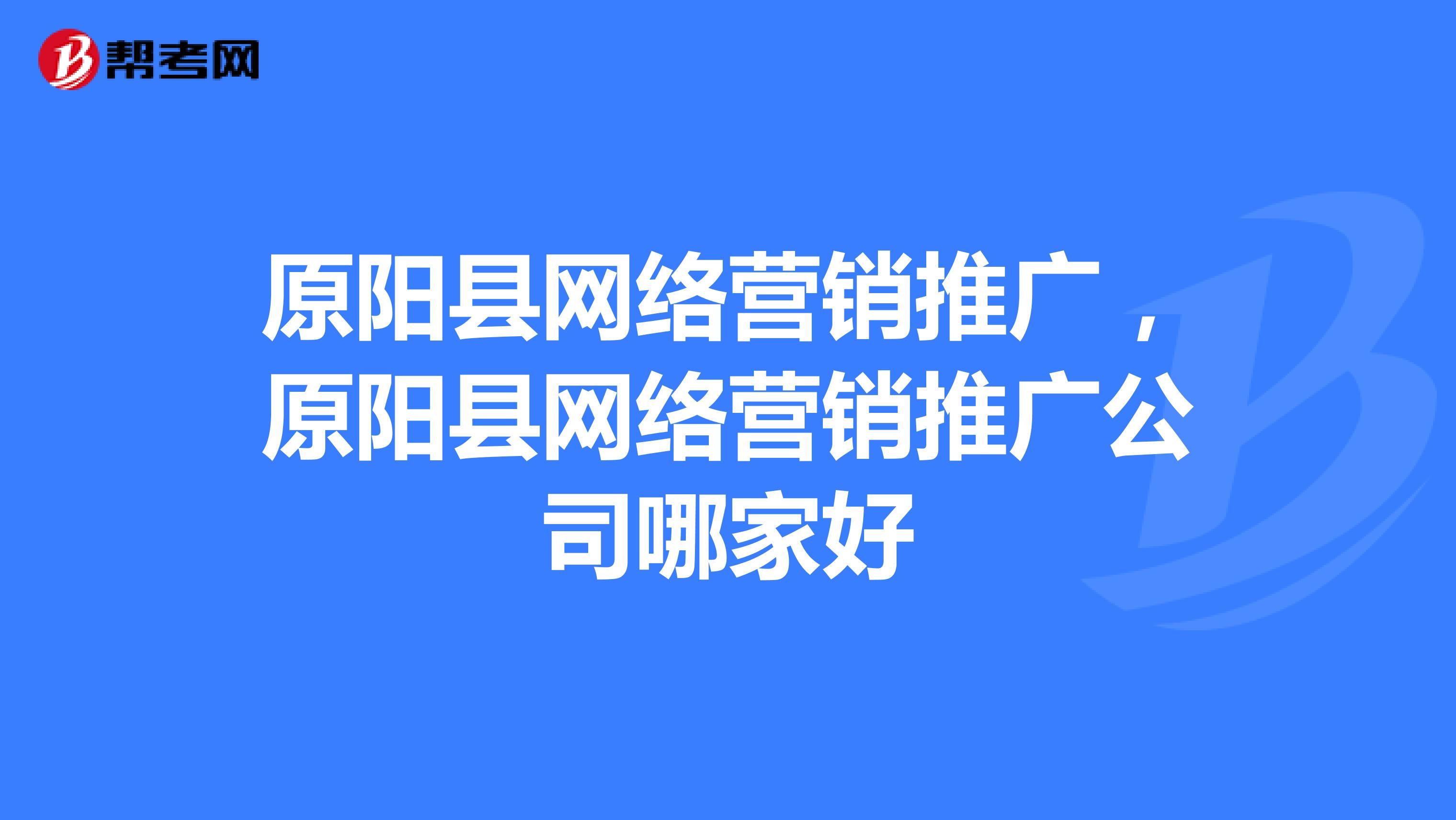 原阳县网络营销推广,原阳县网络营销推广公司哪家好
